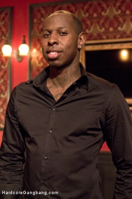 Photo number 2 from Make Mine a Double! Barmaid Slut Double-Stuffed in this Gangbang on the Rocks! shot for Hardcore Gangbang on Kink.com. Featuring Angel Allwood, Karlo Karrera, Bill Bailey, Jon Jon, Bryson Thicke and Tommy Pistol in hardcore BDSM & Fetish porn.