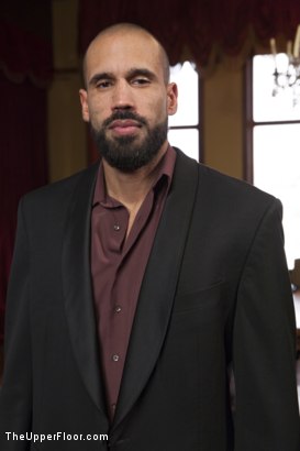 Photo number 16 from Twin Set of Raven Haired Slaves Service Brunch Guests shot for The Upper Floor on Kink.com. Featuring Karlo Karrera, Veruca James and Sabrina Banks in hardcore BDSM & Fetish porn.