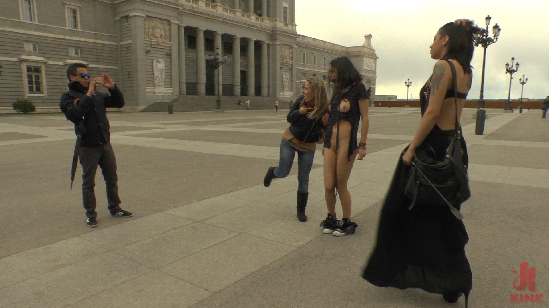 Photo number 2 from Perky Carolina Abril is Ravaged and Shamed in Crowded Bar shot for Public Disgrace on Kink.com. Featuring Carolina Abril, Emilio Ardana and Satrina in hardcore BDSM & Fetish porn.