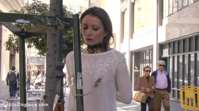 Photo number 4 from This Little Anal Slut Piggy Went to Spain and Got All Her Holes Filled shot for Public Disgrace on Kink.com. Featuring Satrina, Valentina Bianco and Xavi Tralla in hardcore BDSM & Fetish porn.