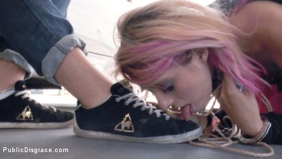 Photo number 4 from Full Service Slut Erika Sevilla is Shamed and Humiliated shot for Public Disgrace on Kink.com. Featuring Satrina, Xavi Tralla and Erika Sevilla in hardcore BDSM & Fetish porn.