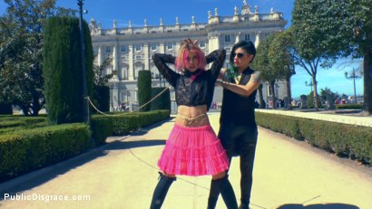 Photo number 1 from Full Service Slut Erika Sevilla is Shamed and Humiliated shot for Public Disgrace on Kink.com. Featuring Satrina, Xavi Tralla and Erika Sevilla in hardcore BDSM & Fetish porn.