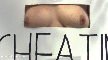 Photo number 9 from Cheating Wife's Big Hot Ass Shamed Fully Naked In Public Display shot for Public Disgrace on Kink.com. Featuring Mona Wales, Montse Swinger and Xavi Tralla in hardcore BDSM & Fetish porn.