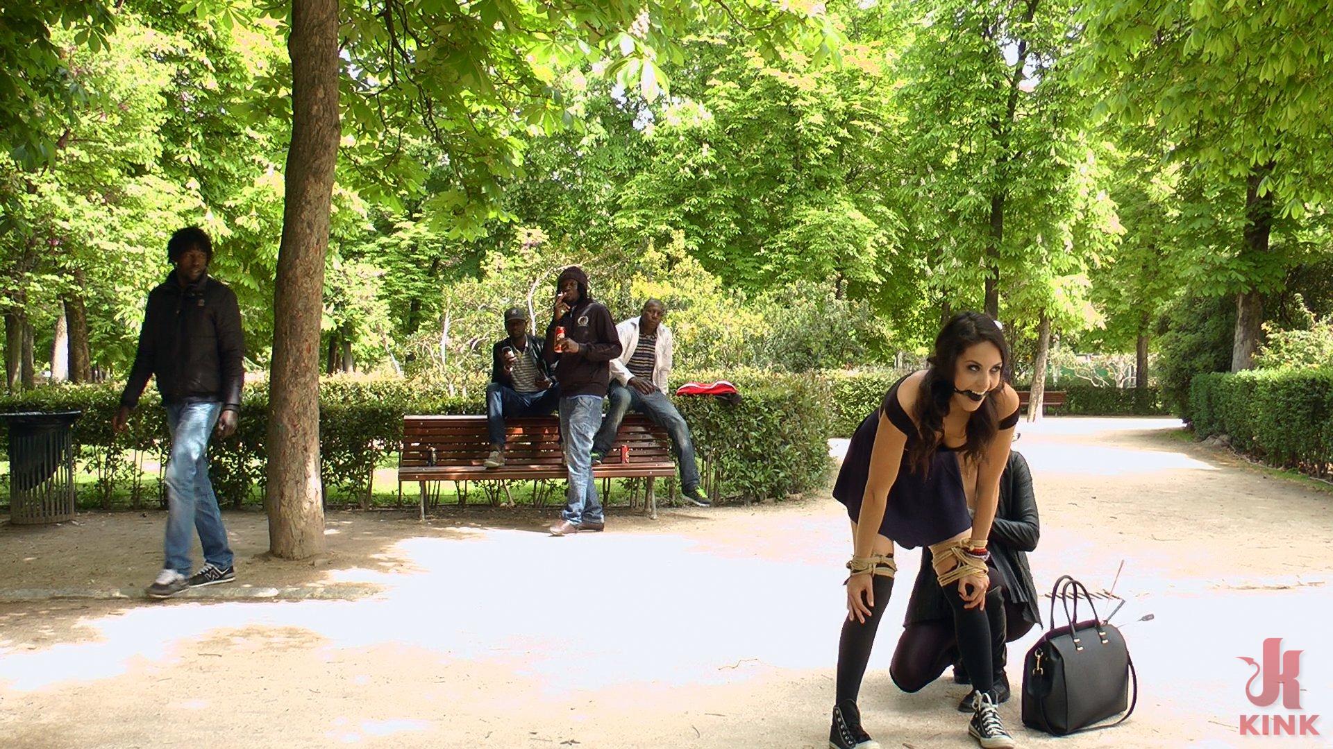 Photo number 0 from Perky Carolina Dragged Through Crowded Park & Fisted in Dirty Club shot for Public Disgrace on Kink.com. Featuring Mona Wales, Carolina Abril and Xavi Tralla in hardcore BDSM & Fetish porn.