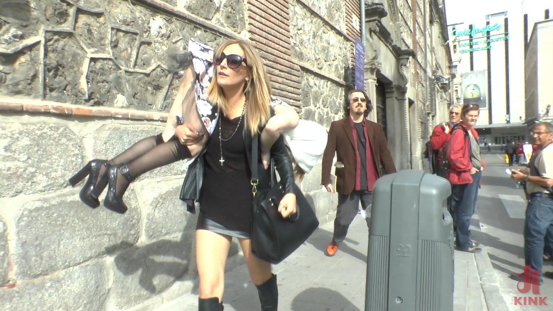 Photo number 0 from Church Whore Gets Fucked in the Ass and Covered in Trash!!! shot for Public Disgrace on Kink.com. Featuring Mona Wales, Xavi Tralla and Brenda Boop in hardcore BDSM & Fetish porn.