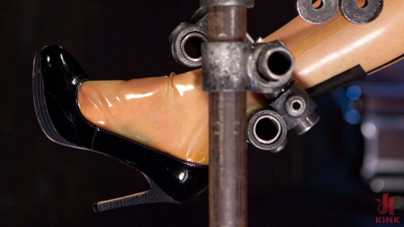 Photo number 8 from Whore Bound in a Euphoria of Depravity shot for Device Bondage on Kink.com. Featuring Juliette March and The Pope in hardcore BDSM & Fetish porn.