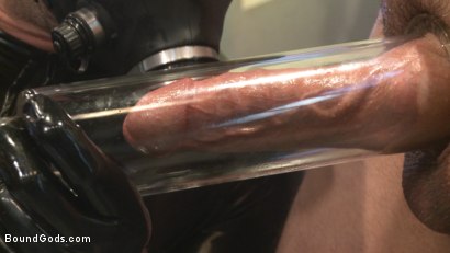 Photo number 2 from Abducted & Fucked: A twisted alien experiments on Lance Hart's Ass shot for Bound Gods on Kink.com. Featuring Jessie Colter and Lance Hart in hardcore BDSM & Fetish porn.