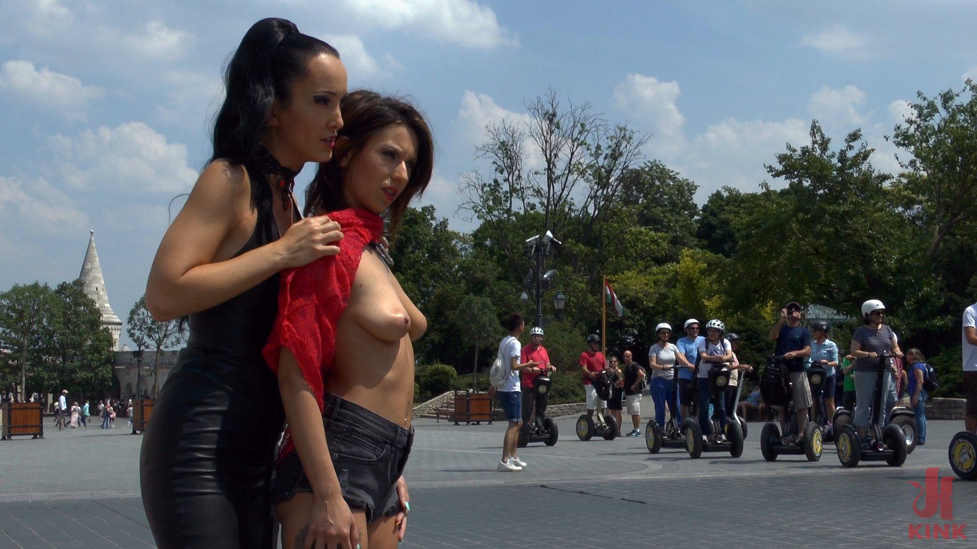 Photo number 1 from Stuffed Fuck Pet for Dessert shot for Public Disgrace on Kink.com. Featuring Fetish Liza, RAM and Sandy Ink in hardcore BDSM & Fetish porn.