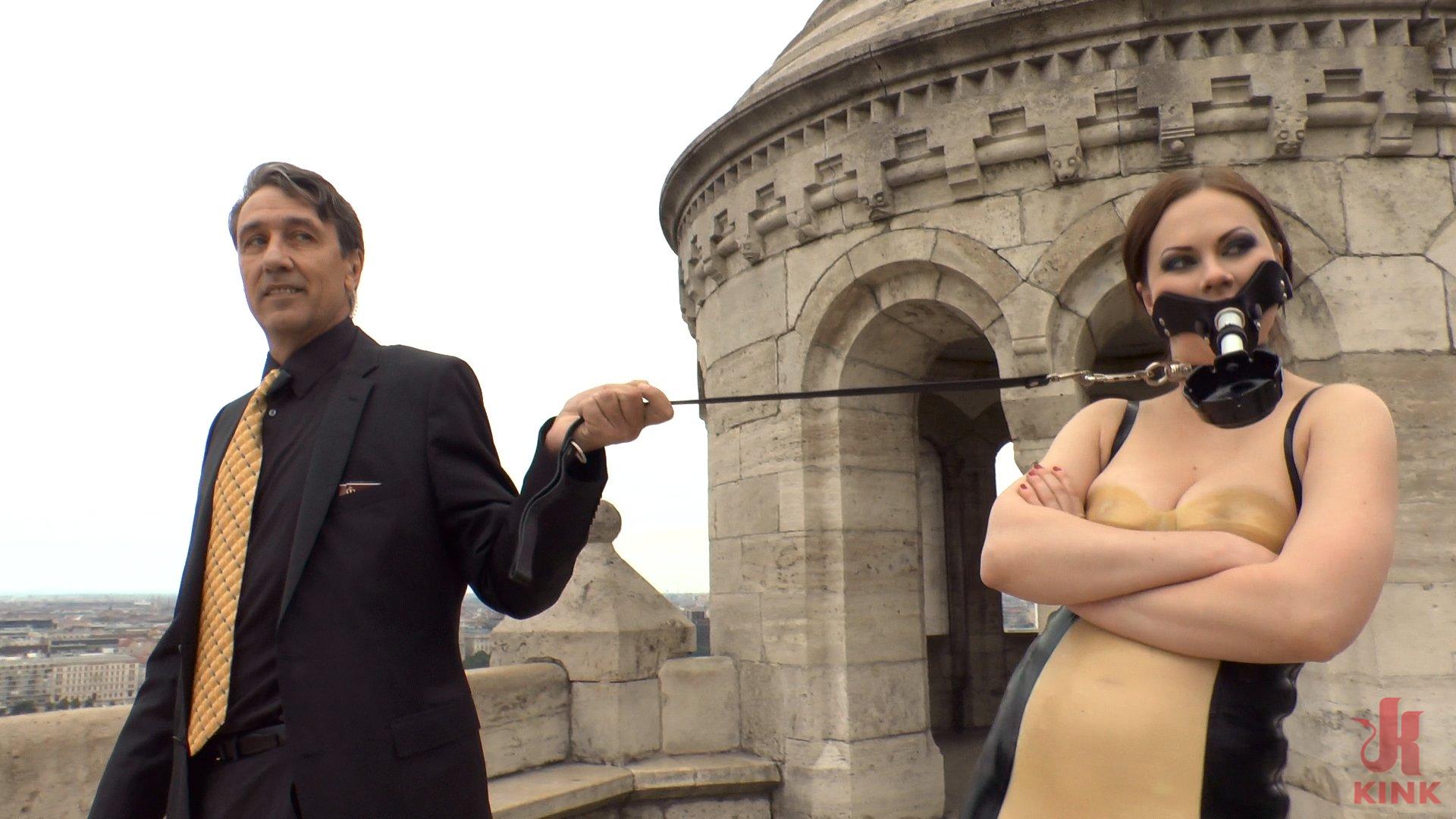 Photo number 0 from Tina Kay Gets Put in Her Place shot for Public Disgrace on Kink.com. Featuring Steve Holmes, Frank Gun, Tina Kay and Zara DuRose in hardcore BDSM & Fetish porn.