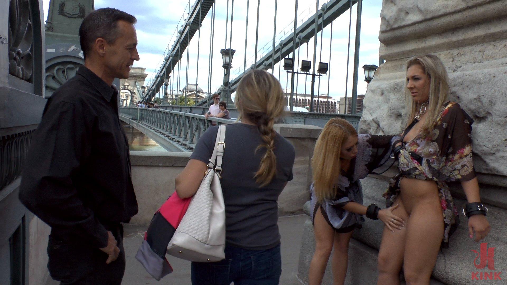 Photo number 1 from Three Dicks, Two Lesbians and One Anal Fisting shot for Public Disgrace on Kink.com. Featuring Isabella Clark, Steve Holmes, Chad Rockwell, Frank Gun and Mandy in hardcore BDSM & Fetish porn.