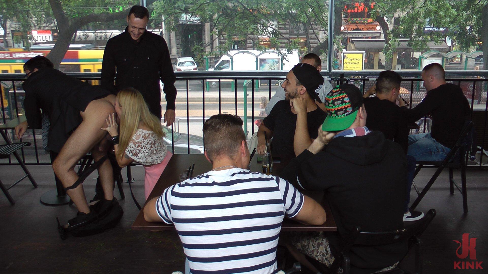 Photo number 9 from Busty Blonde Isabella Clark Public Double Penetration - Part 1 shot for Public Disgrace on Kink.com. Featuring Steve Holmes, Isabella Clark and Frank Gun in hardcore BDSM & Fetish porn.