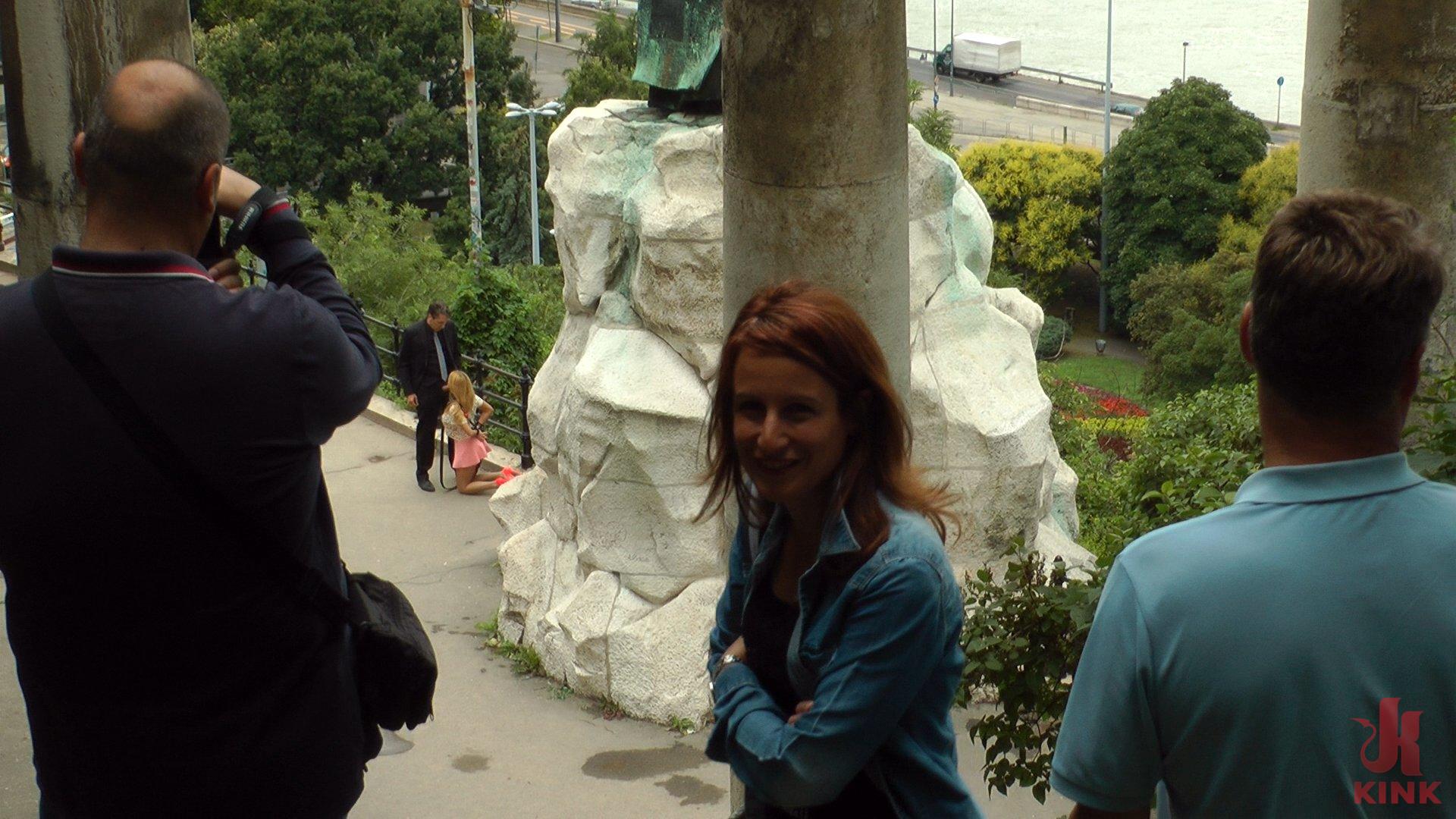 Photo number 4 from Busty Blonde Isabella Clark Public Double Penetration - Part 1 shot for Public Disgrace on Kink.com. Featuring Steve Holmes, Isabella Clark and Frank Gun in hardcore BDSM & Fetish porn.