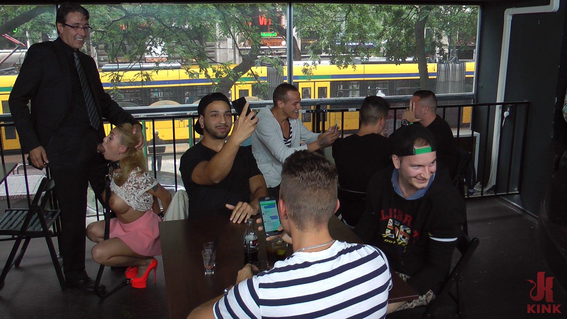 Photo number 7 from Busty Blonde Isabella Clark Public Double Penetration - Part 1 shot for Public Disgrace on Kink.com. Featuring Steve Holmes, Isabella Clark and Frank Gun in hardcore BDSM & Fetish porn.