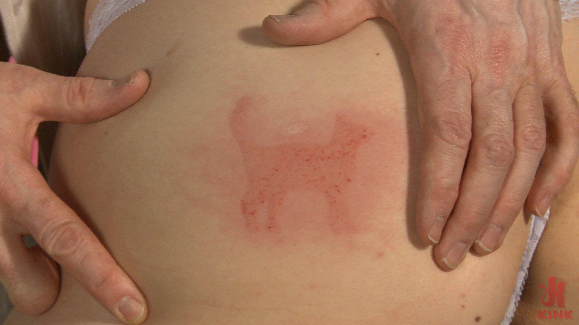 Photo number 11 from Skin Stenciling: Creative Ways to Make Your Mark shot for Kink University on Kink.com. Featuring Danarama and Siouxsie Q in hardcore BDSM & Fetish porn.