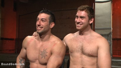 Photo number 14 from Casey More's Birthday Surprise shot for Bound Gods on Kink.com. Featuring Casey More and Connor Maguire in hardcore BDSM & Fetish porn.