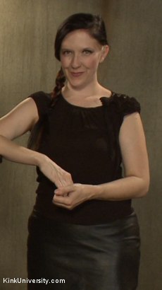 Photo number 23 from Bootblacking: The Care, the Craft, the Kink! shot for Kink University on Kink.com. Featuring Nerine Mechanique and Mike Panic in hardcore BDSM & Fetish porn.