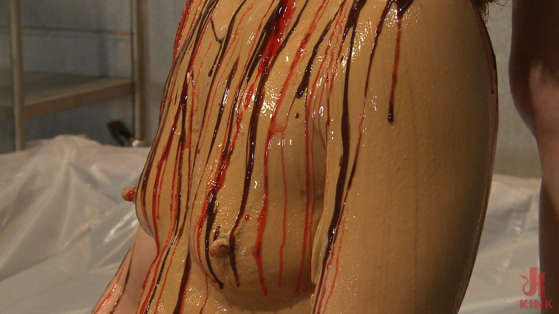 Photo number 9 from Sploshing: Sexy Sensation with Food for Play and Pain shot for Kink University on Kink.com. Featuring Barbary Rose, Elizabeth Thorn and Mistress Shae Flanigan in hardcore BDSM & Fetish porn.