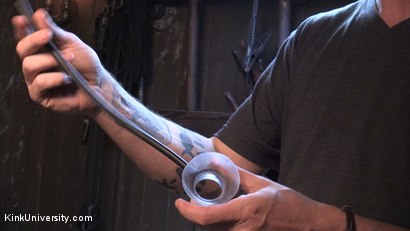 Photo number 2 from Deep Inside: Device Bondage (Behind the Scenes) shot for Kink University on Kink.com. Featuring Holly Heart in hardcore BDSM & Fetish porn.