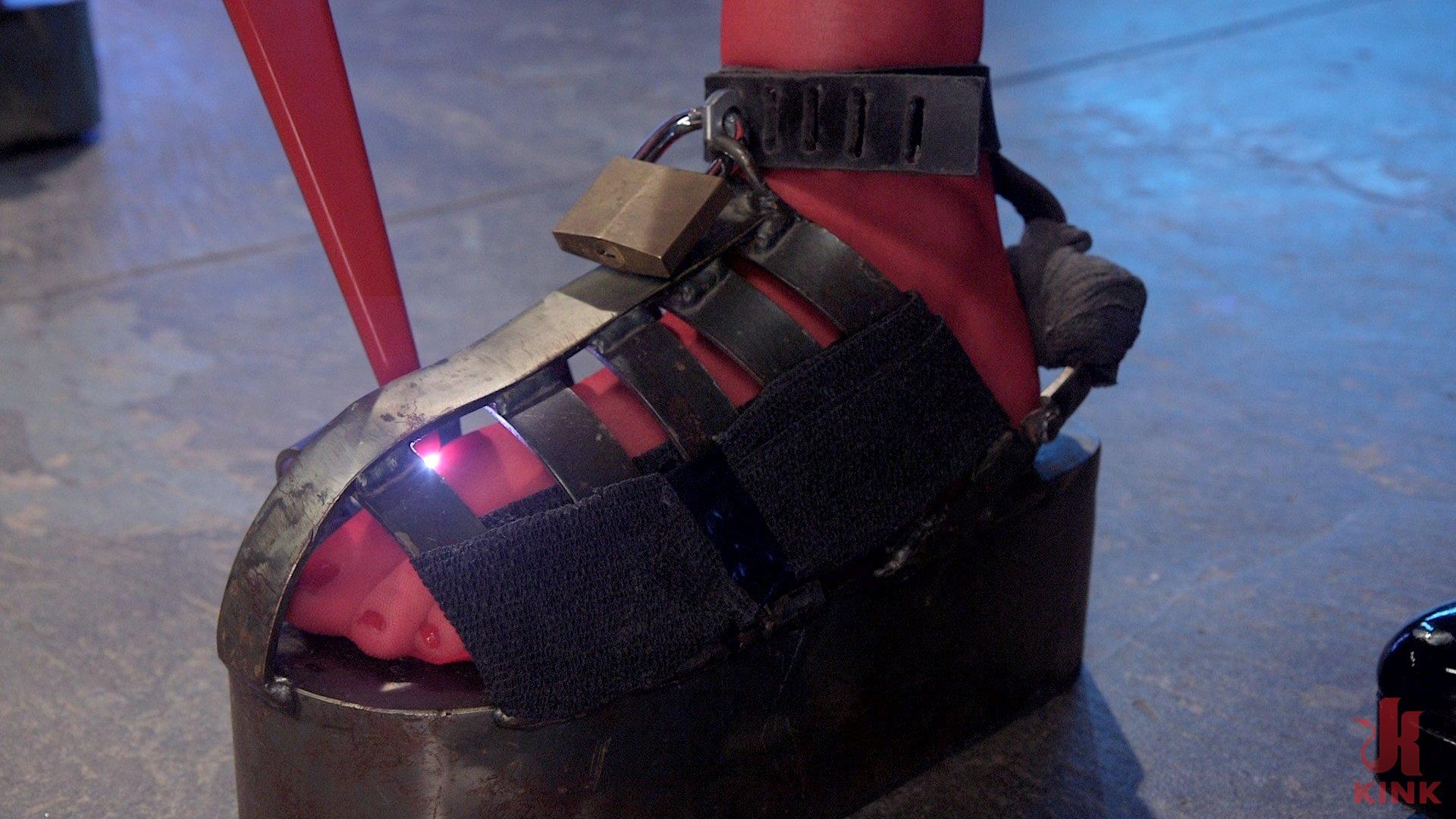 Photo number 11 from New 19-Year-Old Hazed, Tased and Anally Strap-on Fucked! shot for Electrosluts on Kink.com. Featuring Olivia Fawn and Chanel Preston in hardcore BDSM & Fetish porn.