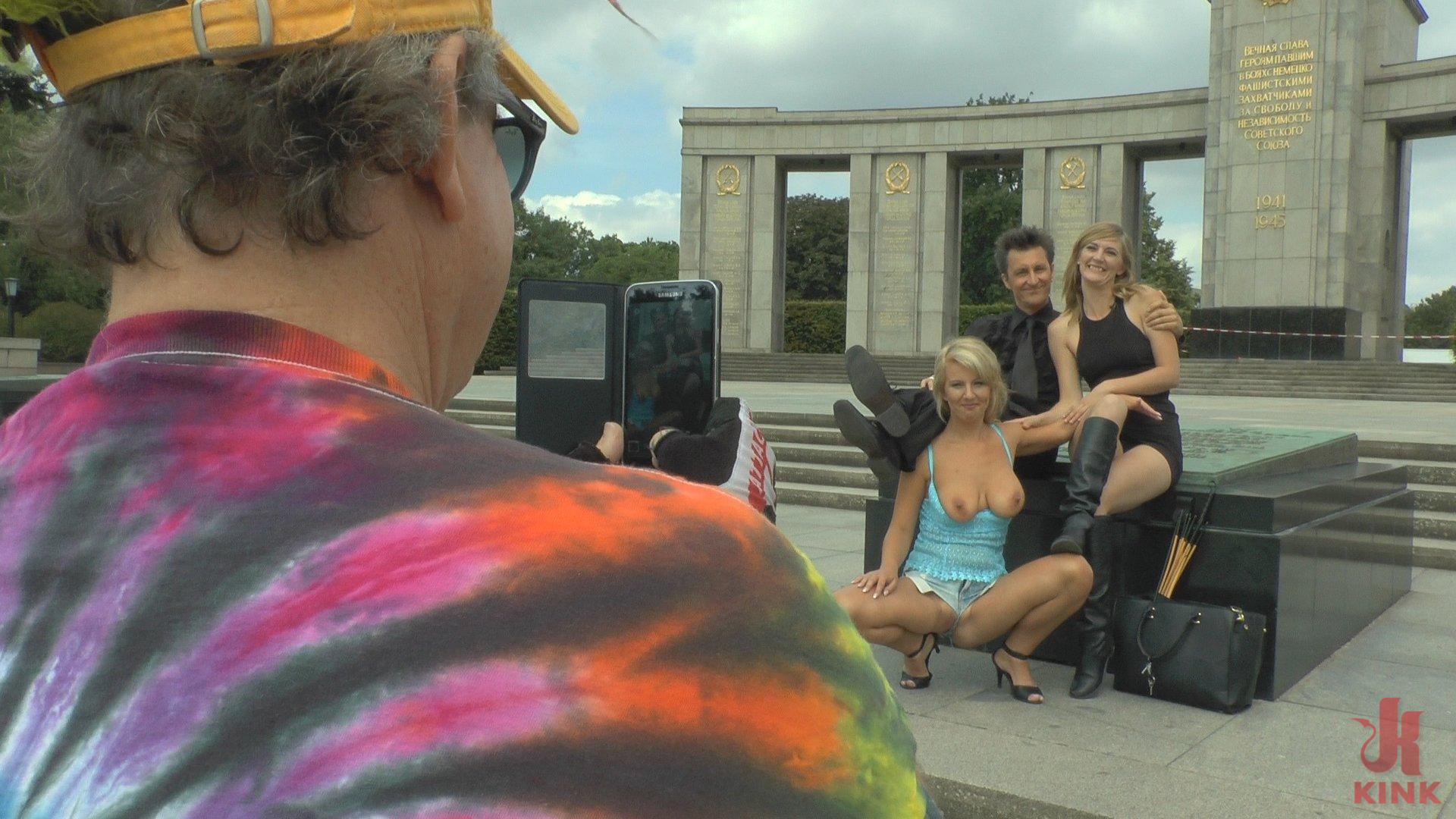 Photo number 0 from Horny Blonde Anal Slut Disgraced for Berlin Tourists shot for Public Disgrace on Kink.com. Featuring Mona Wales, Conny Dachs and Luci Angel in hardcore BDSM & Fetish porn.