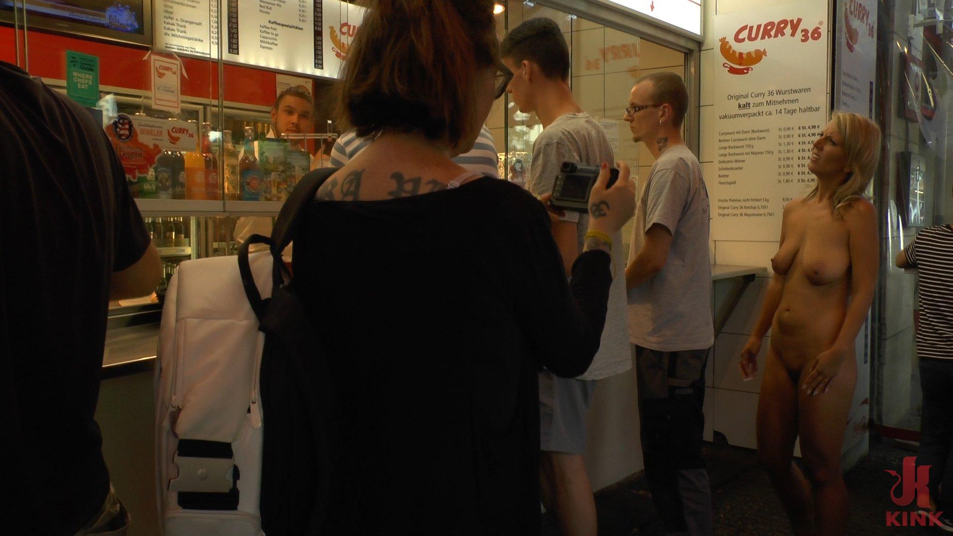 Photo number 4 from Horny Blonde Anal Slut Disgraced for Berlin Tourists shot for Public Disgrace on Kink.com. Featuring Mona Wales, Conny Dachs and Luci Angel in hardcore BDSM & Fetish porn.