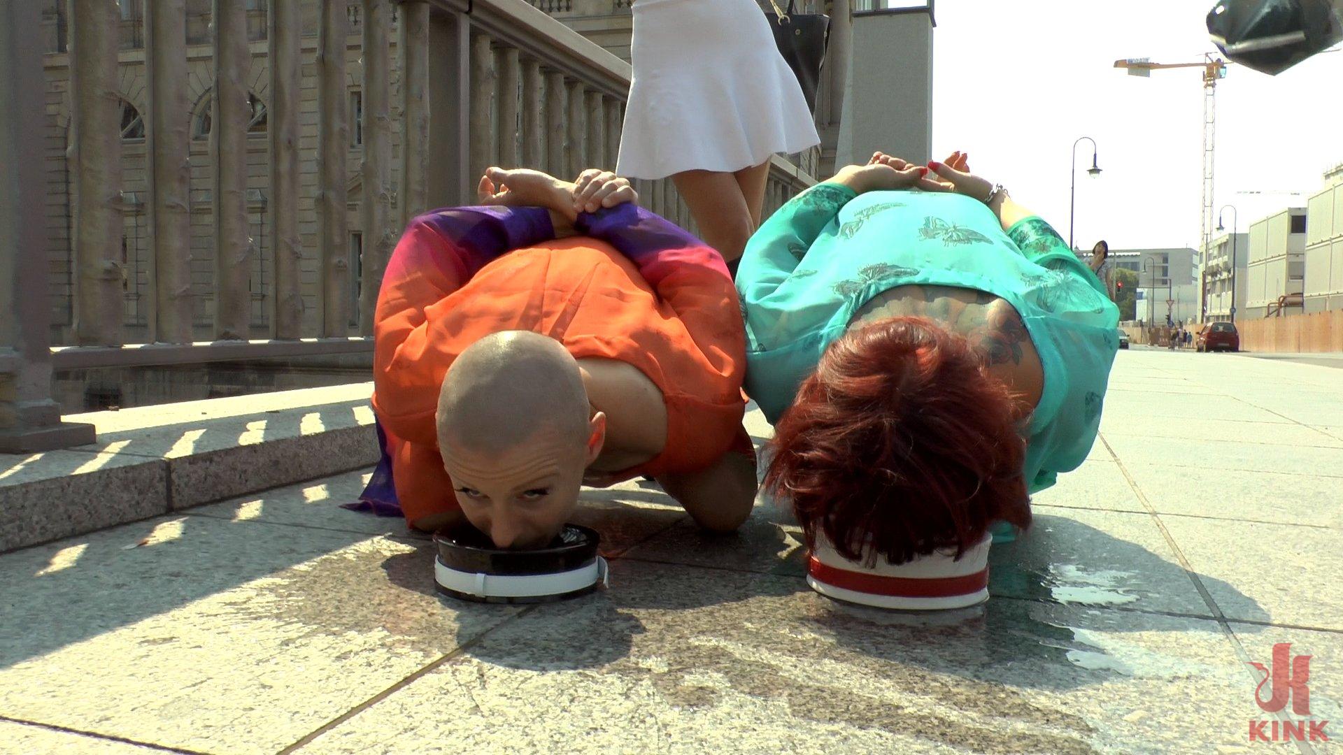 Photo number 0 from Two Berlin Freaks Get an Intense Public Shaming and Fucking shot for Public Disgrace on Kink.com. Featuring Mona Wales, Conny Dachs, Steve Holmes, Mad Kate and Jolyne Joy in hardcore BDSM & Fetish porn.