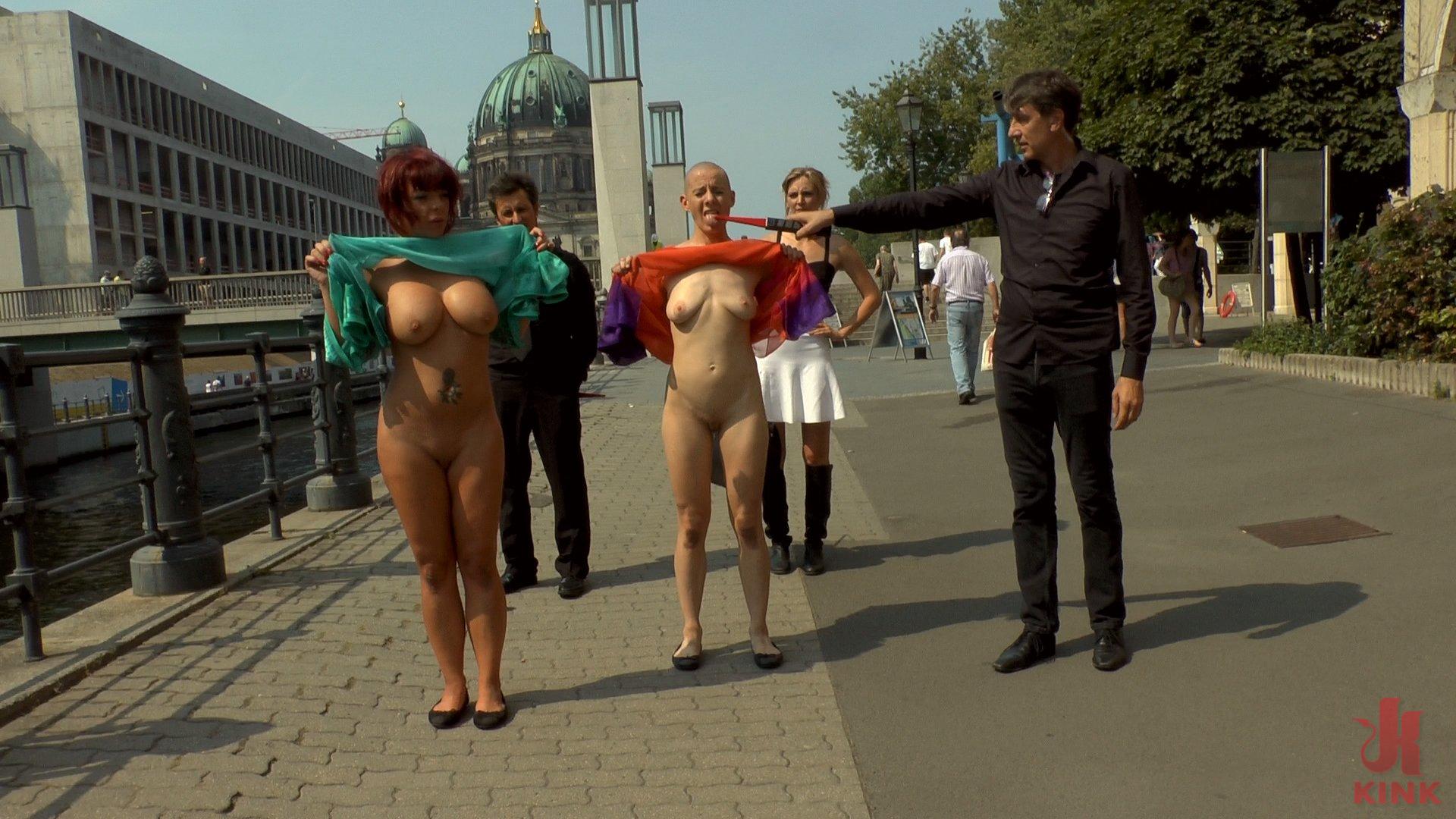 Photo number 4 from Two Berlin Freaks Get an Intense Public Shaming and Fucking shot for Public Disgrace on Kink.com. Featuring Mona Wales, Conny Dachs, Steve Holmes, Mad Kate and Jolyne Joy in hardcore BDSM & Fetish porn.