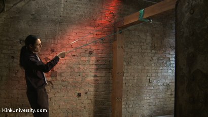 Photo number 2 from Plastic Wrap Suspension shot for Kink University on Kink.com. Featuring London River and Simon Blaise in hardcore BDSM & Fetish porn.