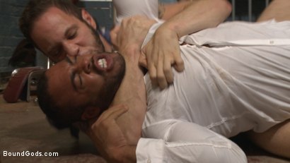 Photo number 3 from The Twisted Doctor's Punishment shot for Bound Gods on Kink.com. Featuring Wolf Hudson and Micah Brandt in hardcore BDSM & Fetish porn.