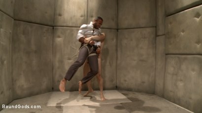 Photo number 4 from The Twisted Doctor's Punishment shot for Bound Gods on Kink.com. Featuring Wolf Hudson and Micah Brandt in hardcore BDSM & Fetish porn.