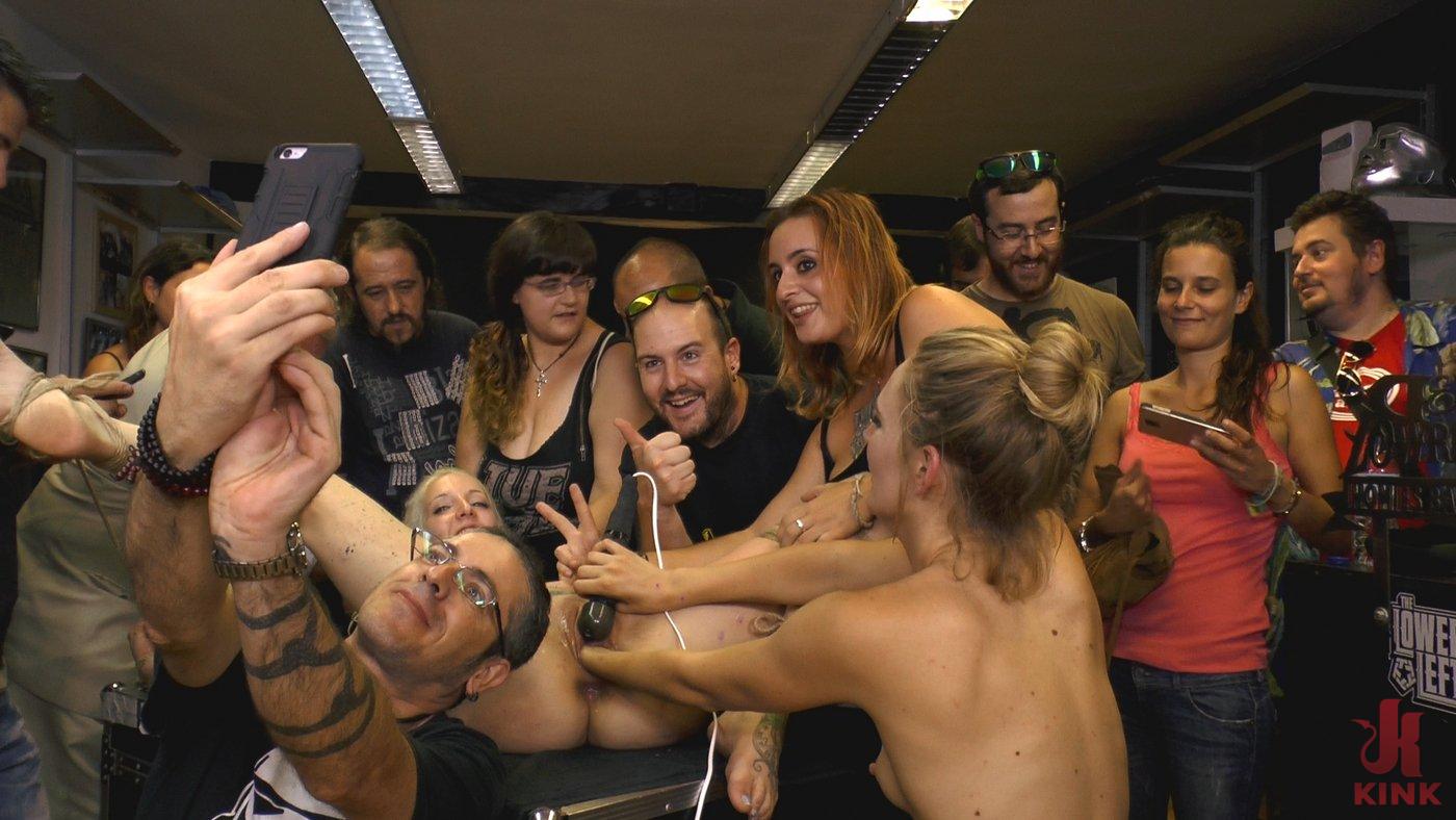 Photo number 12 from The Humiliation of Liz Rainbow - Part 1 Fitness Domination shot for Public Disgrace on Kink.com. Featuring Mona Wales, Liz Rainbow and Juan Lucho in hardcore BDSM & Fetish porn.