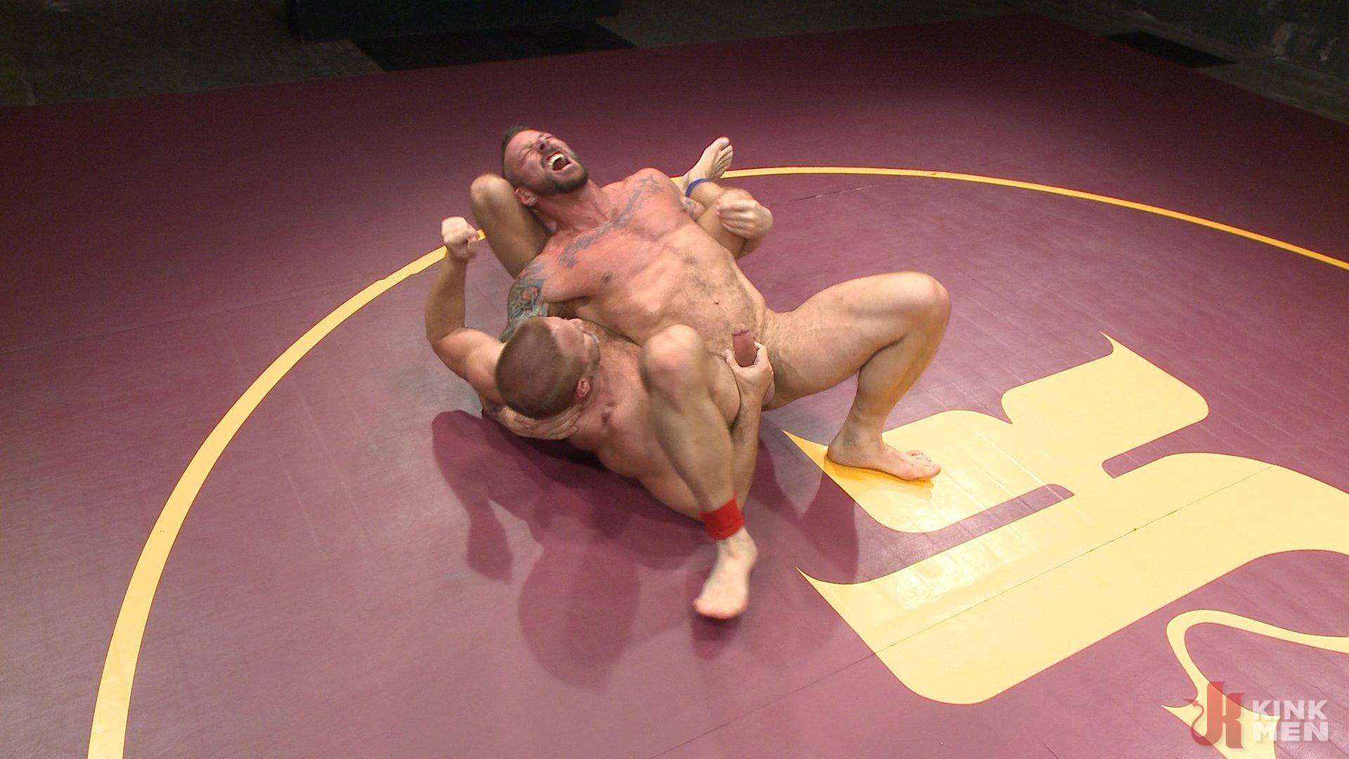 Photo number 20 from Muscle Matchup - Dirk Caber vs Hugh Hunter shot for Naked Kombat on Kink.com. Featuring Dirk Caber and Hugh Hunter in hardcore BDSM & Fetish porn.