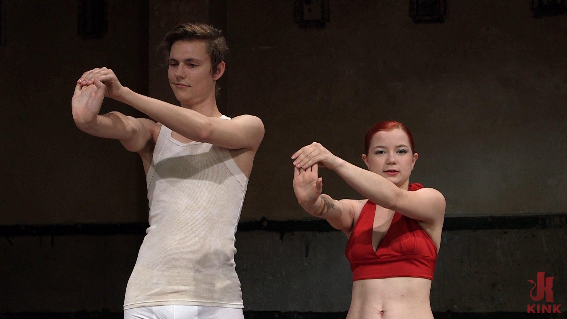 Photo number 3 from Primal Play: Biting, Scratching, Pinning & More shot for Kink University on Kink.com. Featuring Kalisti and Garett Nova in hardcore BDSM & Fetish porn.