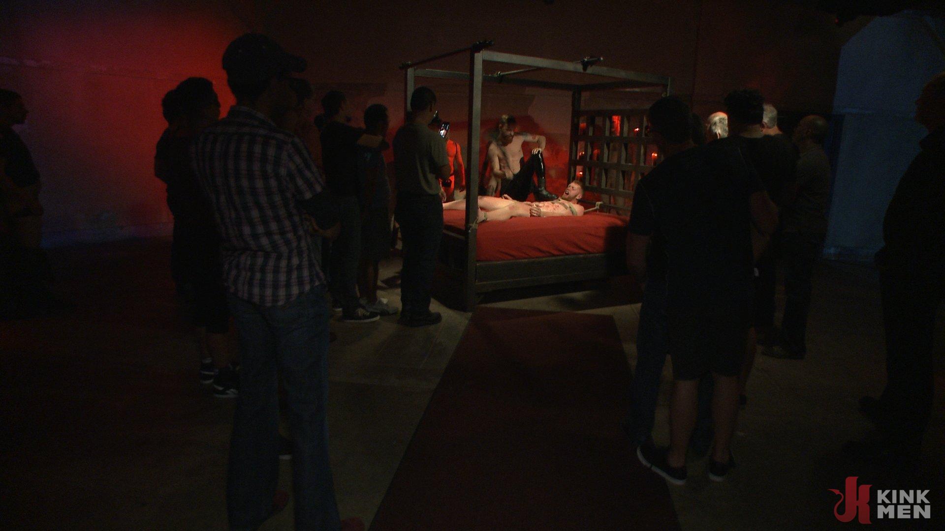 Photo number 13 from Cass Bolton's Folsom Street Fair Orgy Continues! shot for Bound in Public on Kink.com. Featuring Christian Wilde, Jessie Colter and Cass Bolton in hardcore BDSM & Fetish porn.