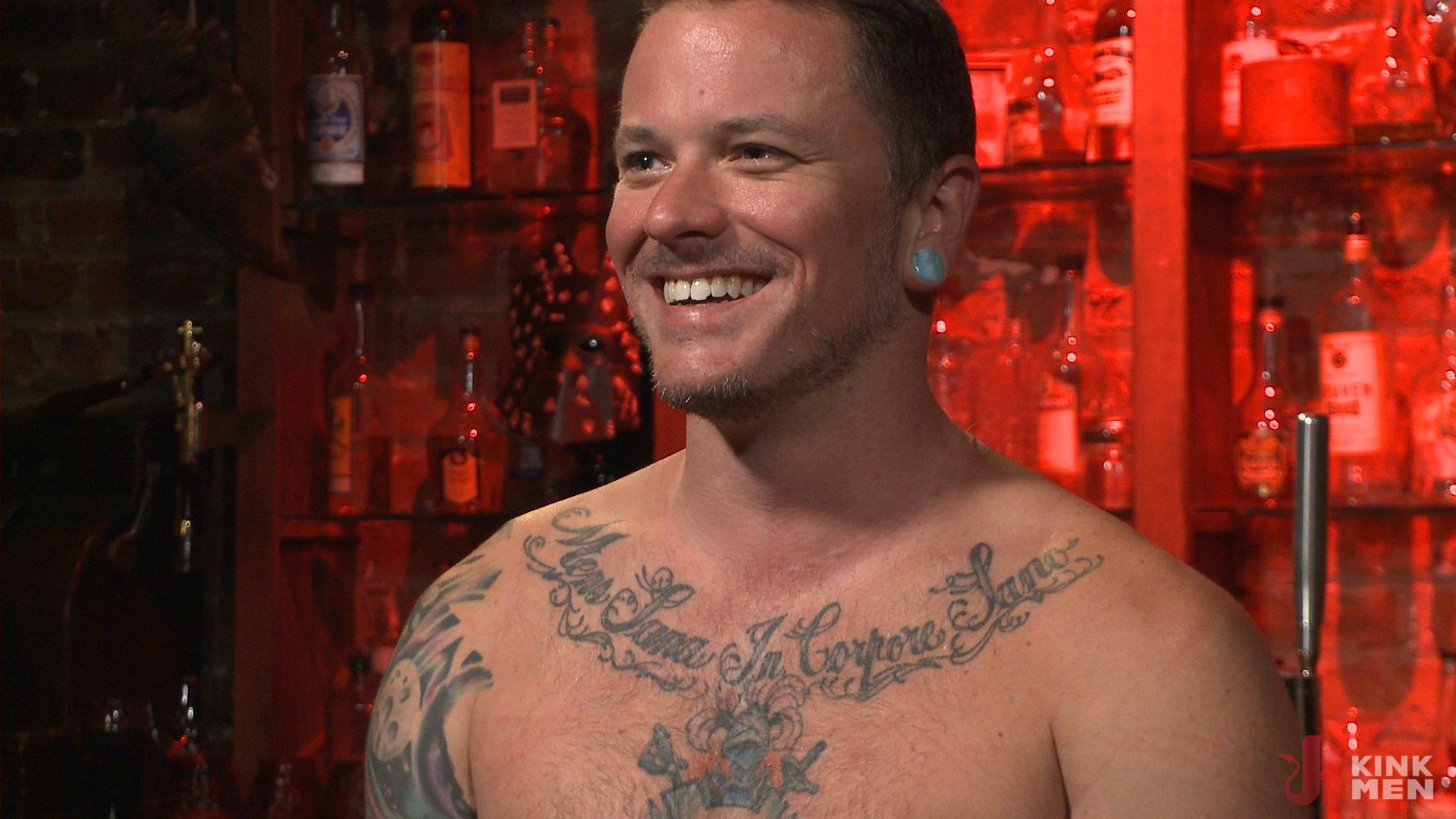 Photo number 14 from Out-Creeping the Horny Bartender shot for Men On Edge on Kink.com. Featuring Max Cameron in hardcore BDSM & Fetish porn.