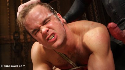 Photo number 13 from Connor Patricks at the mercy of Mr Ducati shot for Bound Gods on Kink.com. Featuring Trenton Ducati and Connor Patricks in hardcore BDSM & Fetish porn.