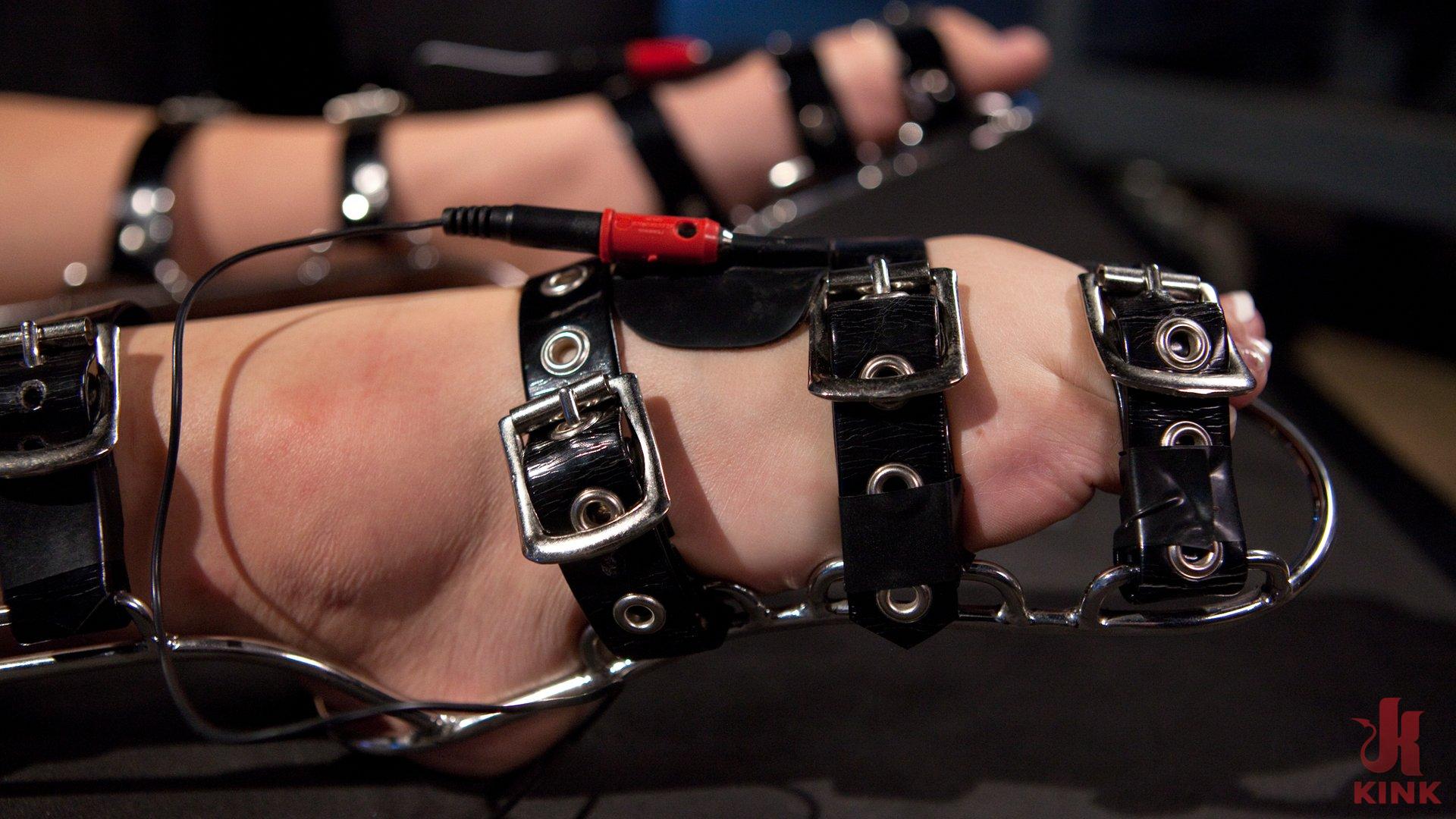 Photo number 2 from Good Girl Gone Electroslut! shot for Electrosluts on Kink.com. Featuring Aiden Starr and Charlotte Cross in hardcore BDSM & Fetish porn.