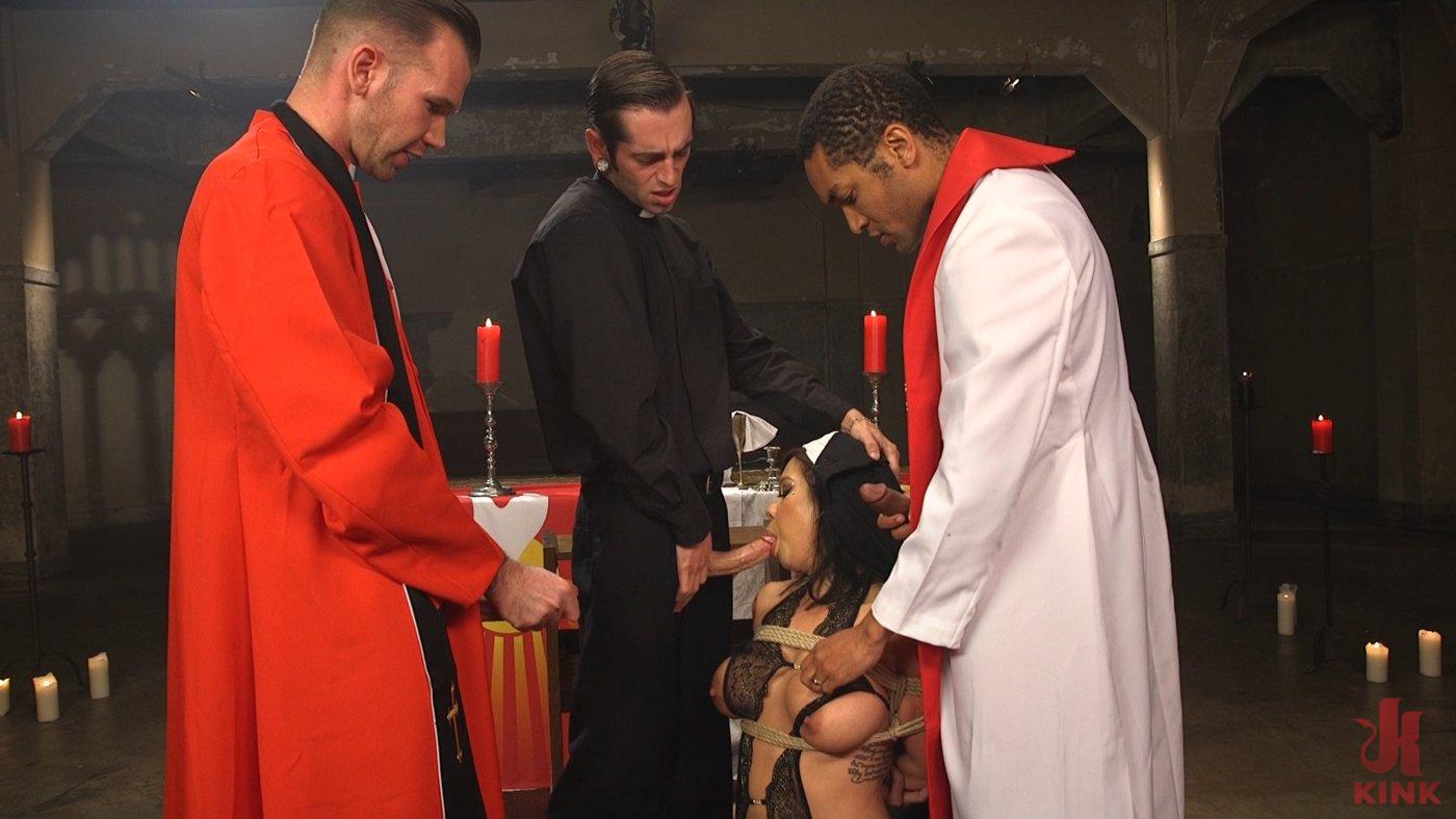 Photo number 3 from Ex prostitute turned nun gets gangbanged! shot for Hardcore Gangbang on Kink.com. Featuring Kimmy Lee, Mickey Mod, Wolf Hudson, Will Havoc, Owen Gray and Gage Sin in hardcore BDSM & Fetish porn.
