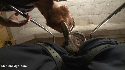 Photo number 8 from Hung KinkMen PA Explores the Bondage Wall and Gets Edged shot for Men On Edge on Kink.com. Featuring Osiris Blade in hardcore BDSM & Fetish porn.