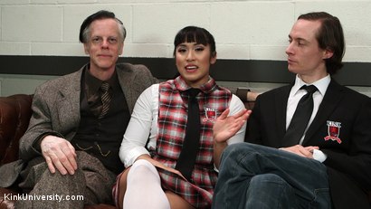 Photo number 0 from Oral Sex Taste Test shot for Kink University on Kink.com. Featuring Owen Gray and Mia Little in hardcore BDSM & Fetish porn.