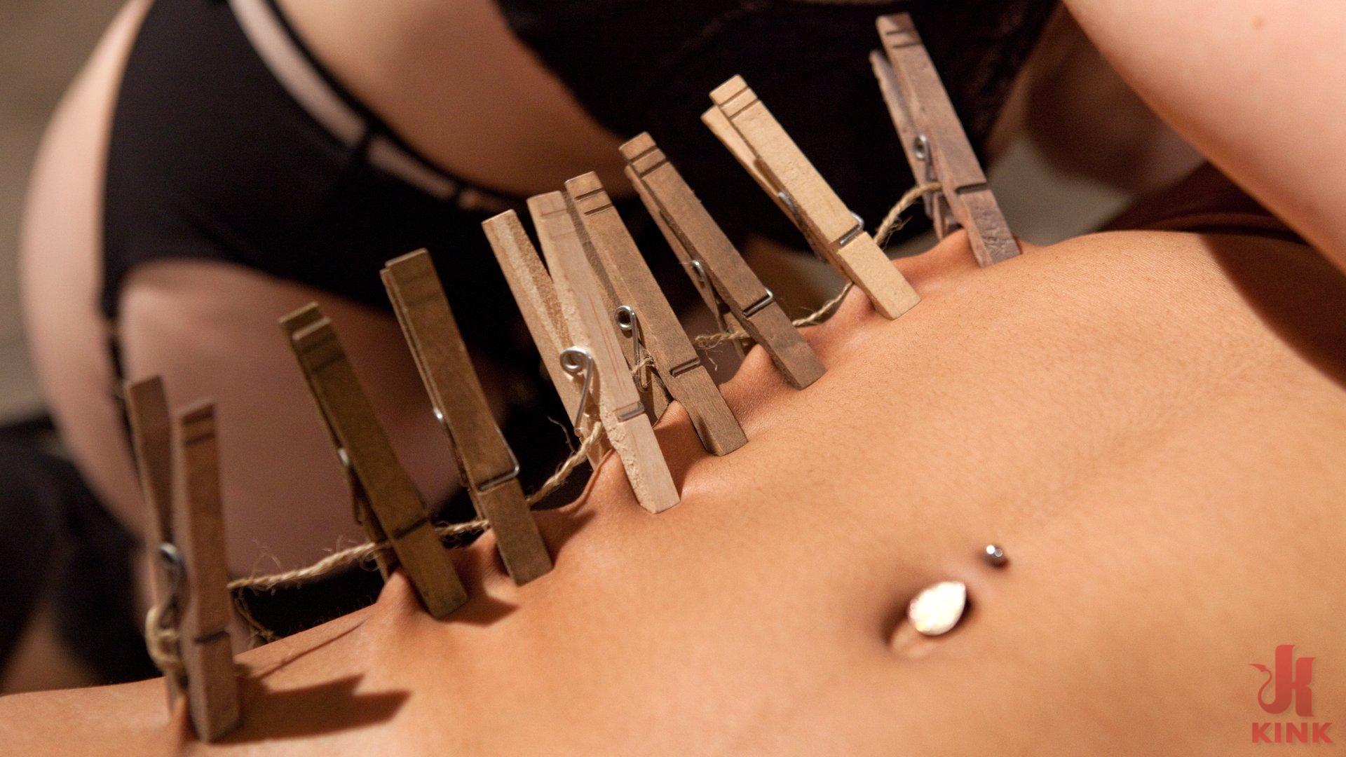 Photo number 9 from Cause & Disorder: Hot Detective Bound, Spanked, & Anal Strap-on Fucked shot for Whipped Ass on Kink.com. Featuring Bella Rossi and Kira Noir in hardcore BDSM & Fetish porn.