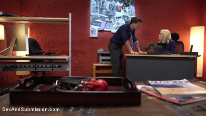 Photo number 0 from Fucking My Hot Boss in the Ass shot for Sex And Submission on Kink.com. Featuring Mr. Pete and Nikki Delano in hardcore BDSM & Fetish porn.