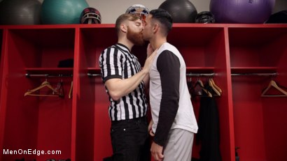 Photo number 2 from Coach Edges Hot Baseball Player in Locker Room shot for Men On Edge on Kink.com. Featuring Josh Conners in hardcore BDSM & Fetish porn.
