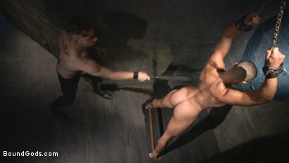 Photo number 6 from Mr Keys beats and fucks tough new slave shot for Bound Gods on Kink.com. Featuring Sebastian Keys and Mike Maverick in hardcore BDSM & Fetish porn.