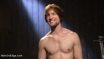 Photo number 14 from Metal Rack to Sleep Sack: Captive Boy's Thick Cock Edged Mercilessly shot for Men On Edge on Kink.com. Featuring Scotty Zee in hardcore BDSM & Fetish porn.