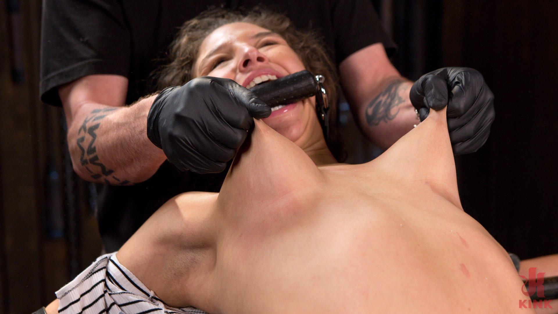 Photo number 10 from Young Pain Slut Devastated in Grueling Bondage, Tormented, and Cumming shot for Device Bondage on Kink.com. Featuring Abella Danger and The Pope in hardcore BDSM & Fetish porn.