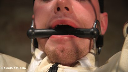 Photo number 12 from Perverted Butcher torments and abuses his handsome captive shot for Bound Gods on Kink.com. Featuring Kyler Ash and Trenton Ducati in hardcore BDSM & Fetish porn.