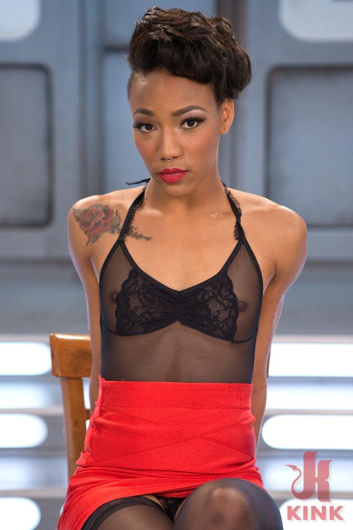 Photo number 1 from Porn All-Star Gets Her First Taste of Fucking Machines and Squirts Everywhere! shot for Fucking Machines on Kink.com. Featuring Nikki Darling in hardcore BDSM & Fetish porn.