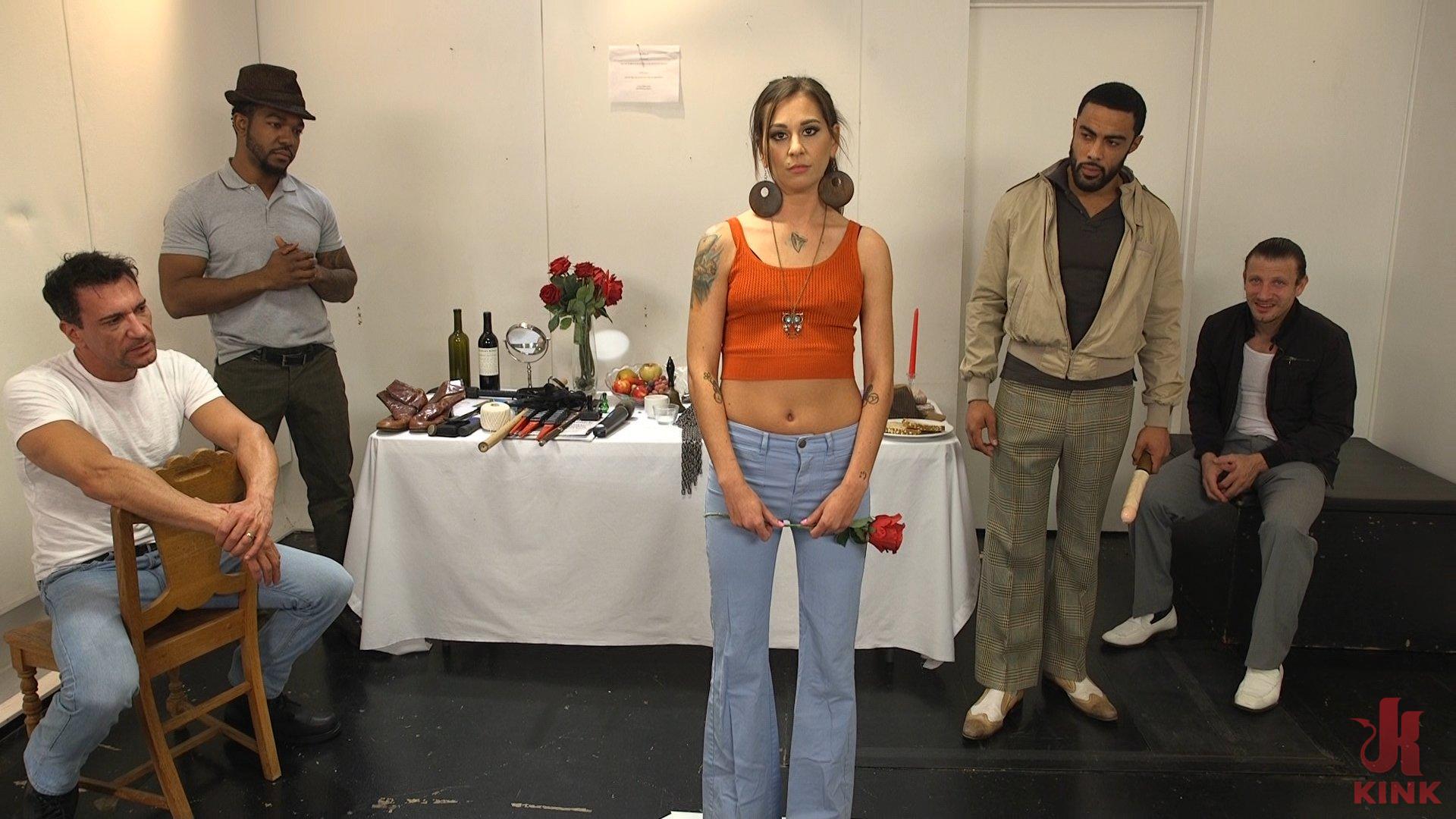 Photo number 7 from Rhythm Zero'd: Slutty Performance Artist Fucks Her Audience shot for Hardcore Gangbang on Kink.com. Featuring Kacie Castle, Mark Wood, Mr. Pete, John Johnson, Stallion and Marco Banderas in hardcore BDSM & Fetish porn.