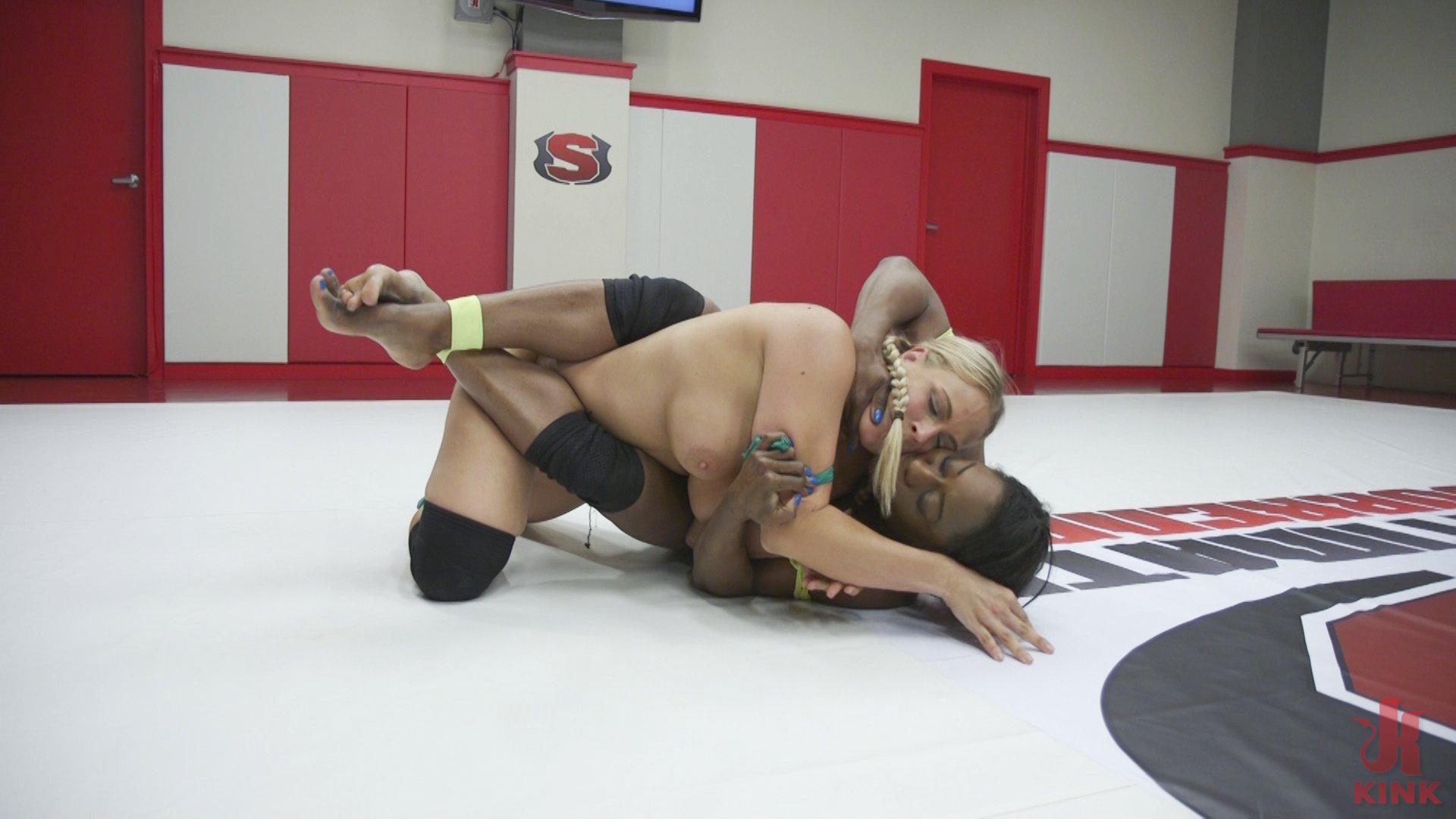 Photo number 14 from Beautiful Big Tittied Blond takes on Muscle Bound Ebony Goddess shot for Ultimate Surrender on Kink.com. Featuring Kelli Provocateur and Angel Allwood in hardcore BDSM & Fetish porn.